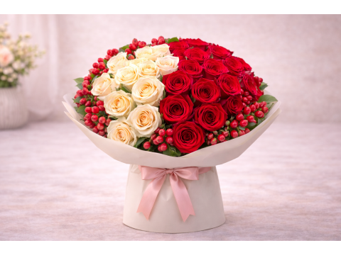 Buchet de flori Te Iubesc!
